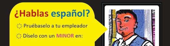 Hablas espanol minor poster